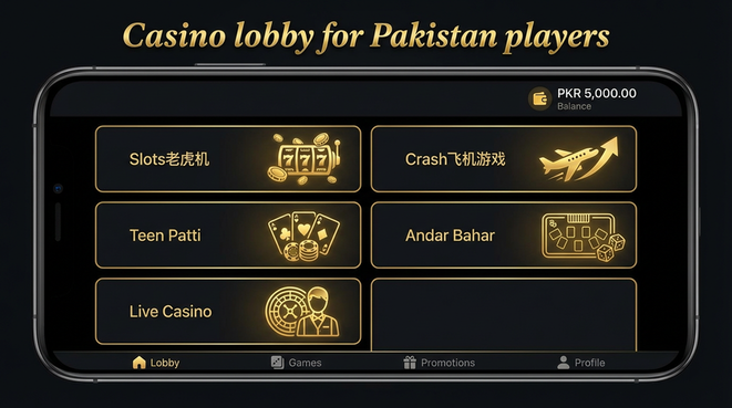 Lobby view of pkspin for Pakistan users - 4