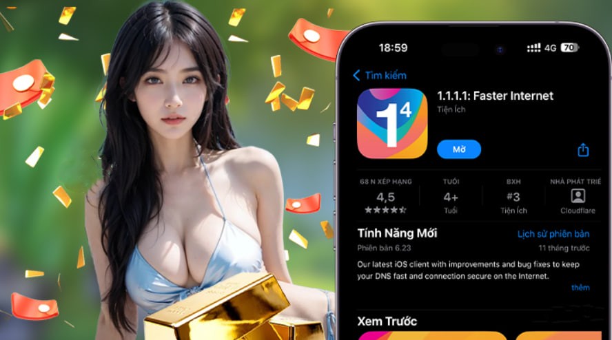 Hình ảnh quảng cáo của tin88 hiển thị nền tảng và các lợi ích